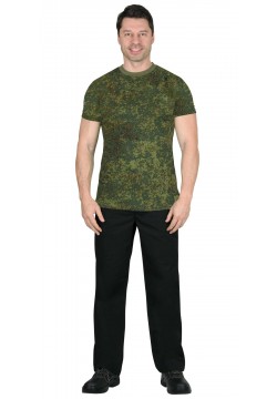 Футболка КМФ цифра зелёная 160г/м2